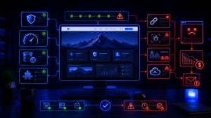 Website backup and data recovery system protecting business files