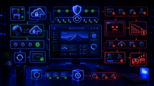Developer updating website plugins, software, and security patches
